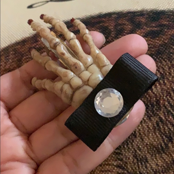 Creepy Hair Clip Halloween Accessory Day of dead - Picture 7 of 16